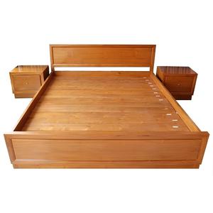 Java Wood Furniture Traditional Teak Solid Wood Queen <b>Platform</b> <b>Bed</b> <b>Frame</b> with Storage Drawer for Bedroom Hotel - Product Image 5