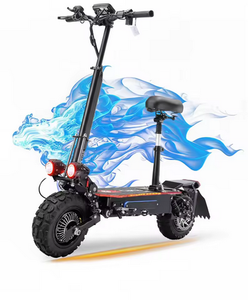 Trottinette électrique pour adultes, aluminium, moteur 5600W/1500W/1200W, options de vitesse maximale 46/40/35 MPH, batterie 27Ah/20.8Ah/15.6Ah, 12 vitesses - Product Image 1