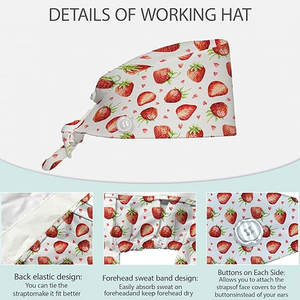 หมวกพยาบาลสำหรับทีมแพทย์หมวกพยาบาลทนทานสำหรับชายและหญิงในโรงพยาบาลหรือห้องแล็บ - Product Image 5