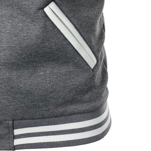 เสื้อแจ็กเก็ตเบสบอลแบบเลตเตอร์แมนโลโก้ออกแบบได้ตามต้องการ - Product Image 4