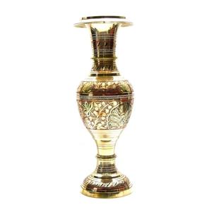 Florero de latón de alta calidad con acabado pulido de grabado duradero para decoración del hogar de mesa y Decoración de mesa - Product Image 5