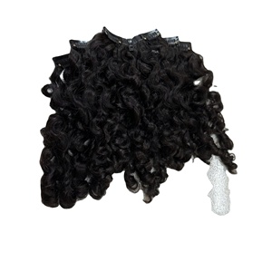 Prix de gros des extensions de cheveux humains vietnamiens en vrac Deep Wave Super Double Drawn Flat Tip Tape Clip Ins Hair Hot Selling - Product Image 6