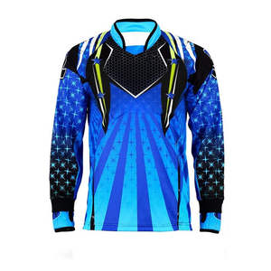 Camisetas de Paintball Transpirables de Alta Calidad al por Mayor, Tallas Grandes, con Impresión por Sublimación Personalizada, Protección UV y Absorción de Humedad - Product Image 4