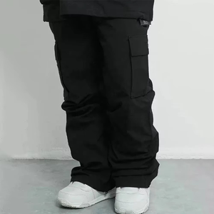 Pantalones Unisex Impermeables y Cortavientos, Talla Grande, Pierna Ancha, Holgados, Estilo Urbano Hip Hop 2025, Cintura Elástica, Pantalones Baggy para Nieve y Esquí - Product Image 2