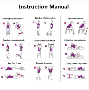 Danyang zhenxing nuovo di zecca stampa personalizzata Mini elastico per esercizi di resistenza alla gamba dell'anca fasce per <span class=keywords><strong>allenamento</strong></span> - Product Image 6
