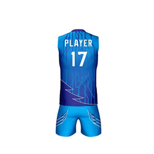 Vente en gros de maillots de sport à manches longues personnalisés pour hommes OEM Sublimation design avec broderie vêtements de volley-ball Service OEM - Product Image 3