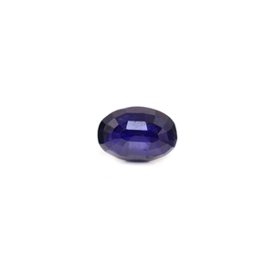 Saphir bleu - 5,69 carats, pierre précieuse naturelle facettée, effets optiques calibrés, couleur bleu royal, taille 10 mm, 6 mm, traité thermiquement, pierre brute - Product Image 2