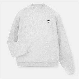 สเวตเตอร์ลำลองแบบสวมหัว, สเวตเชิ้ตแฟชั่นสีพื้นมีสเวตเชิ้ตทรงหลวมน้ำหนักเบาคอกลมสำหรับใส่สบายทุกวัน - Product Image 1