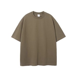 เสื้อยืดผู้ชายแขนสั้นคอกลมผ้าคอตตอนสีพื้นพิมพ์ลายโลโก้ตามสั่ง - Product Image 6
