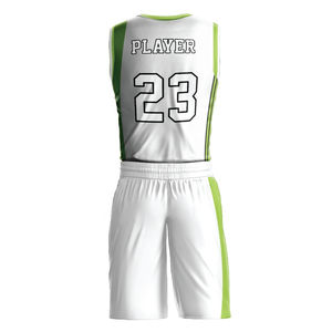 Conjunto de Uniforme de Baloncesto Premium, Transpirable, con Malla Sublimada, Jersey y Pantalones Cortos, Tallas Grandes, Ropa Deportiva para Equipos, Venta al Por Mayor OEM - Product Image 3