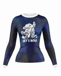 Camiseta de compresión de poliéster para mujer, camiseta de gimnasio y Yoga para mujer, camiseta de compresión de alta calidad para niñas adultas - Product Image 4