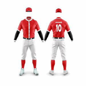Camiseta de béisbol personalizada OEM de último diseño para hombre, Camiseta de algodón transpirable con logotipo bordado por sublimación, uniforme al por mayor - Product Image 5