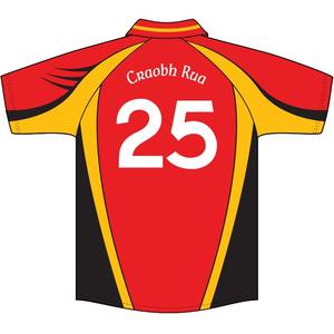 Kit de fútbol GAA 100%, camiseta de fútbol de poliéster, diseño sólido, manga corta, longitud, logotipo frontal, disponible, servicio OEM de estilo superior - Product Image 2