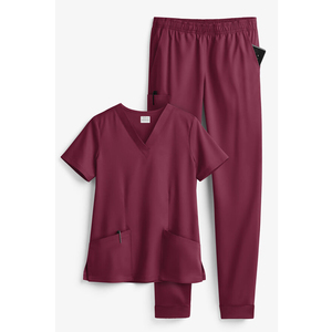 Uniforme de hospital OEM al por mayor para mujer, uniforme médico de lona cómodo, ropa de Enfermería de nuevo estilo - Product Image 1