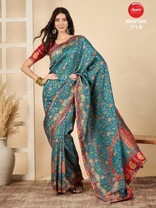 Pure Dola Viscose Saree con impresión de posición elegante en tela brillante Diseñador Party Wear Saree para mujeres Sari ligero - Product Image 2