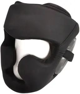 Protector de casco de boxeo y MMA de cuero profesional, protector de cabeza de Kick Boxing para entrenamiento de artes marciales, equipo ganador - Product Image 3