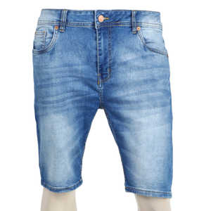 Modern Streetwear Blue Denim <b>Shorts</b> for Men OEM Cotton Slim Fit Summer Casual Style Custom Comfortable High Quality Jeans - Product Image 1