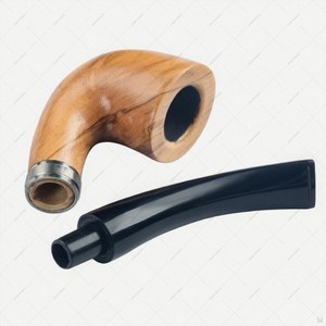 Pipas de fumar de madera Premium para hombres y mujeres hechas a mano de madera Natural Ángel diseño modelo patrón reutilizable seguro fumar pacífico - Product Image 5