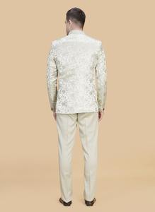 ชุดสูทผู้ชายสีเขียวทะเลสองชิ้น คุณภาพส่งออก สำหรับงานแต่งงานและงานองค์กร มีจำหน่ายในราคาส่งออก - Product Image 3