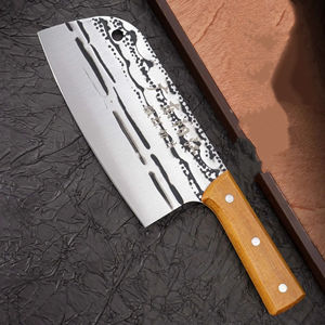 <b>Sharp</b> Stainless Steel Forged <b>Kitchen</b> Butcher Slicing <b>Knife</b> Chopping Bone <b>Knives</b> with Wood Handle - Product Image 5