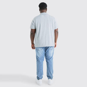 Couleur unie pour hommes polos grande taille personnalisé surdimensionné vêtements de golf vêtements d'été à manches courtes décontracté respirant vente en gros - Product Image 4