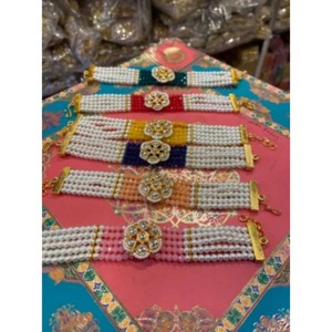 Bracelet de perles en gros, Bracelet indien Bracelet ethnique cadeaux de demoiselles d'honneur cadeaux de retour, cadeaux Mehendi, Bracelet en gros - Product Image 4