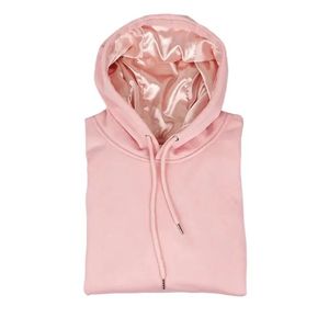เสื้อฮู้ดบุผ้าซาตินมีฮู้ดกำหนดโลโก้ได้ทั้งชายและหญิง - Product Image 1
