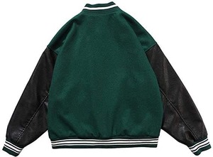 Bán Buôn OEM Tùy Chỉnh Áo Khoác Mùa Đông 100% Bông Vải Chenille Thêu Lettermen Cổ Điển Varsity Áo Khoác Cho Nam Giới Không Thấm Nước - Product Image 4