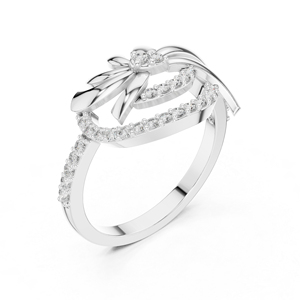 Anillo de Compromiso y Boda de Lujo para Mujer, con Diamante Cultivado en Laboratorio, Redondo, en Oro Amarillo de 14K |   Diamante Cultivado Nuevo con Certificado IGI para Regalo - Product Image 4