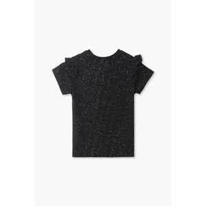 Camiseta gráfica de marca para niñas en negro Camisetas y polos de alta calidad para niñas - Product Image 3