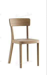 Chaise de salle à manger en bois de loisir tissée avec dossier en bois massif au design original et simple pour hôtel et restaurant, salon et chambre à coucher - Product Image 4