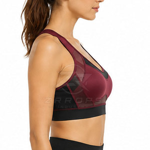 Soutien-gorge de sport sans couture pour femme, rembourré, respirant, à bretelles réglables, léger, idéal pour le yoga, la course, la gym et l'entraînement - Product Image 5