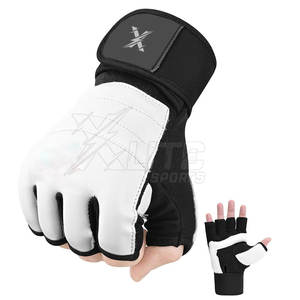 Guantes de MMA de Cuero Duraderos para Entrenamiento de Artes Marciales y Boxeo, Diseño Transpirable Antideslizante para Ejercicios de Fuerza y Uso Diario - Product Image 5