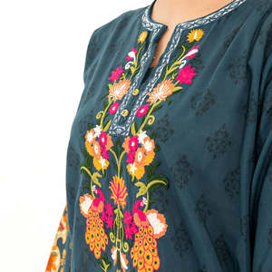 Vestidos de mujer indios paquistaníes Shalwar Kameez de alta calidad, Kurti para mujer 2023 - Product Image 5