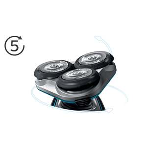 Mini Afeitadora Eléctrica de Precisión para Uso en Seco y Húmedo con Diseño Rotatorio Inalámbrico de Triple Cuchilla, Recortadora de Precisión Impermeable IPX7 - Product Image 6