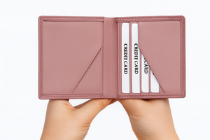 Portefeuille pour homme Wriza Durable Fashion en cuir véritable A7 WI-091 13 couleurs sans fermeture éclair, blocage RFID, doublure en polyester - Product Image 3