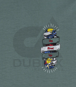 T-shirt imprimé autocollant pour homme 100% coton Autocollant personnalisable Design Color Logo Ringer T-Shirt - Product Image 2