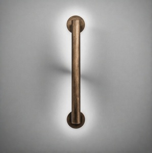 Poignée en fer TwilightTurn Elegance impériale poignée de porte en laiton massif avec finition or antique pour intérieurs haut de gamme - Product Image 1