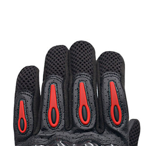 Gants de moto et de course de moto Logo personnalisé Gants de moto en cuir véritable à doigts entiers - Product Image 5