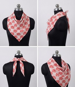 Wholesale 100% Cotton Custom Color Bandana Floral Block Printing <b>Square</b> <b>Scarf</b> Hand Drawn Printing Durable Breathable - Product Image 4