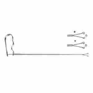 Fórceps de agarre IUP de ginecología de alta calidad, producto de acero manual de 3mm, diseño OEM con precios de fábrica de logotipo personalizado - Product Image 2