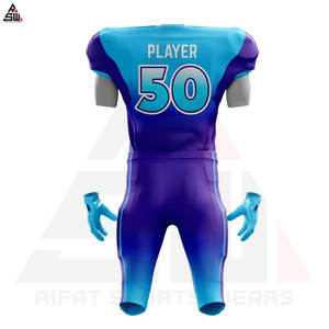 Ensemble de vêtements de sport uniforme de football américain unisexe confortable du fabricant professionnel respirant court 100% Polyester - Product Image 6