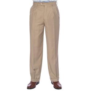 Pantalon de tenue décontractée pour hommes, fourniture directe d'usine, vêtements d'extérieur décontractés de bureau en coton coupe ajustée, pantalon de robe uni élégant - Product Image 3