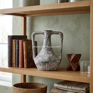 <b>Handmade</b> Rustic Ceramic Vase Collection Decorative <b>Pottery</b> Flower Vase for Home Living Room Decoration - Product Image 4