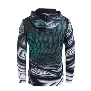 Fabrication en usine Sweats à capuche d'hiver à sublimation Vêtements décontractés pour l'extérieur Coton mélangé polaire Logo personnalisé pour hommes - Product Image 2