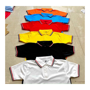 เสื้อยืดโปโลสำหรับผู้ชายจากเวียดนามเสื้อยืดผ้าฝ้าย100% พิมพ์โลโก้ตามสั่งขนาด - Product Image 1
