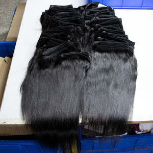 Extensiones de Cabello Humano Remy de Doble Trama al por Mayor, Cabello Virgen Sin Procesar Natural de Vietnam, Todos los Colores - Product Image 3