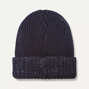 Bonnet tricoté promotionnel personnalisé à broder, bonnet d'hiver pour le ski, bonnet de sport côtelé à revers, vente chaude - Product Image 4