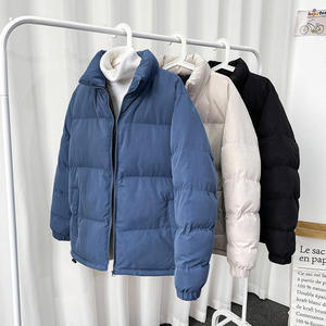 Chaqueta de Invierno 2025 para Hombre, Personalizada OEM, Cuello Alto, Casual, Impermeable, Transpirable, con Capucha, de Lona de Alta Calidad - Product Image 3