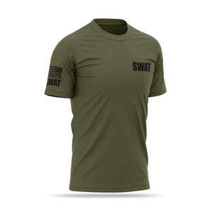 Último diseño Durable SWAT Camisas de rendimiento para hombre Mutil Color Versátil Camiseta que absorbe la humedad con logotipo Personalizar - Product Image 3